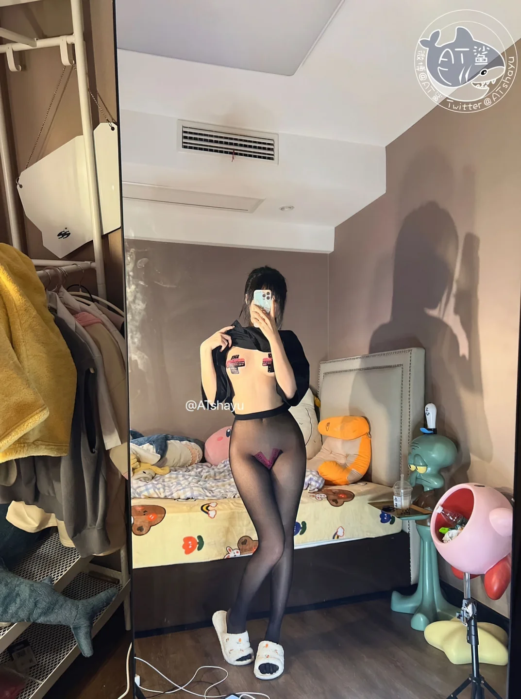 AT鲨 - 真空五指袜黑丝 [112P,3V-185MB] tg@simisebaisi 【丝足阁】077.webp